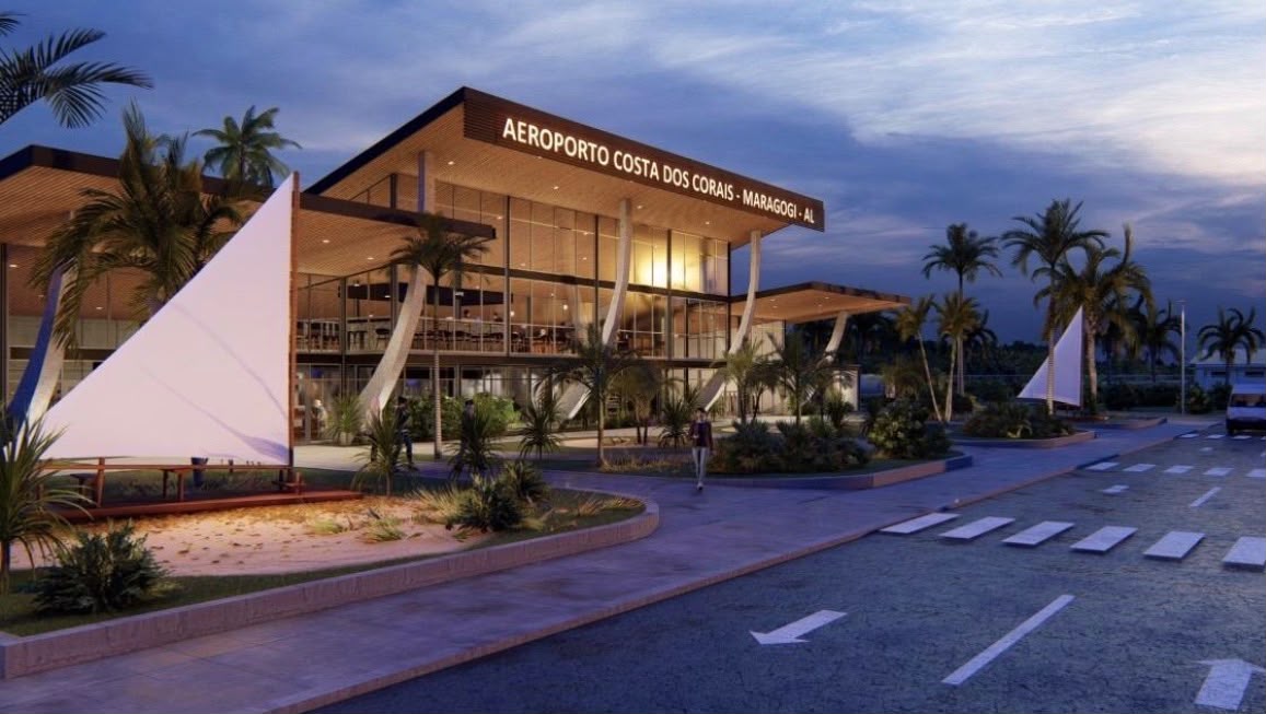 Render del futuro Aeropuerto Costa dos Corais, Maragogi